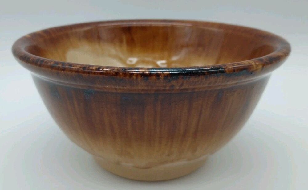 robinson ransbottom pottery Bowl Brown Drip Glaze